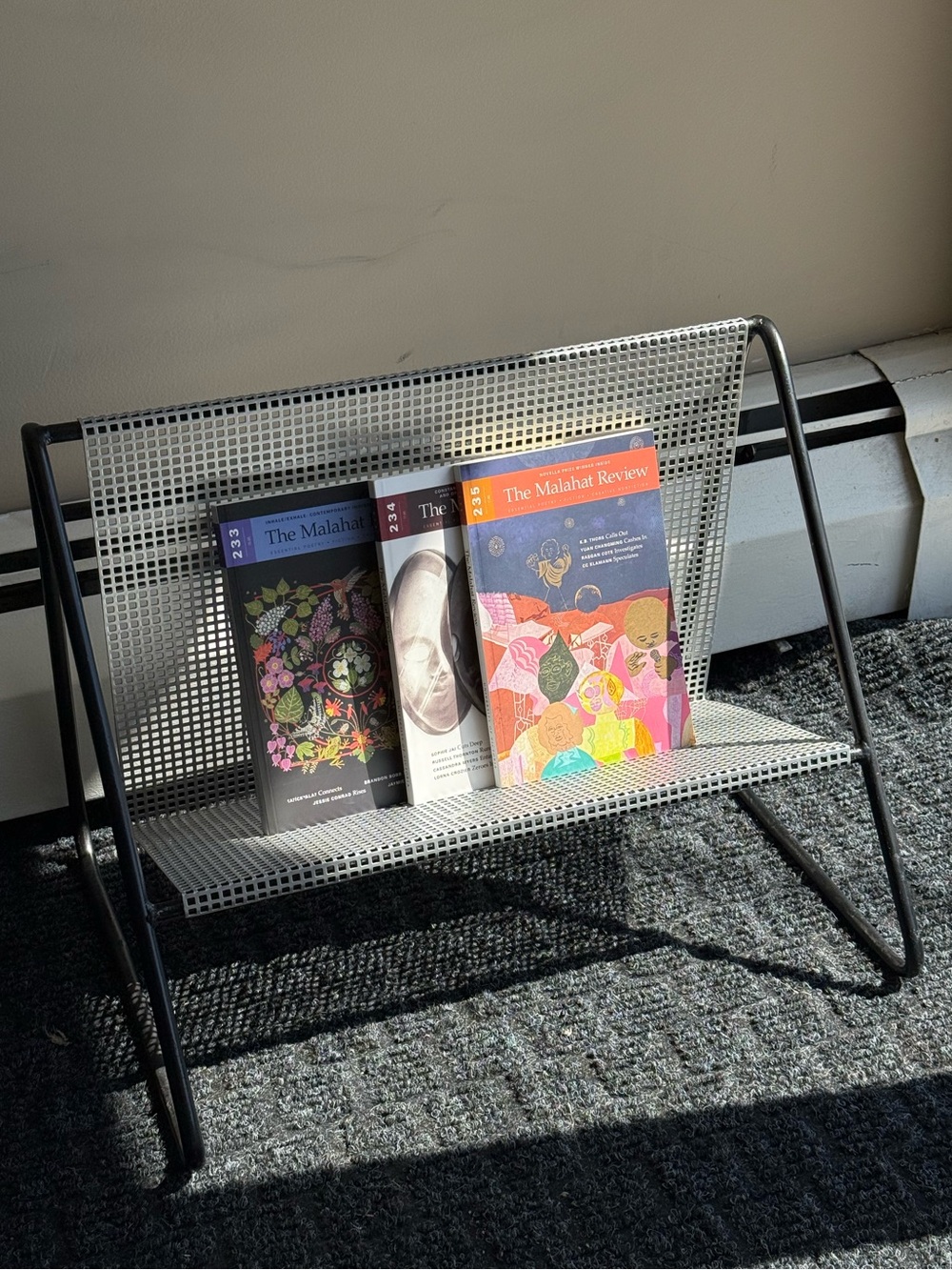 Genuine Rare Metal c1950s Vintage Book Magazine Rack by Pilastro Zwanenburg - Picture 10 of 14